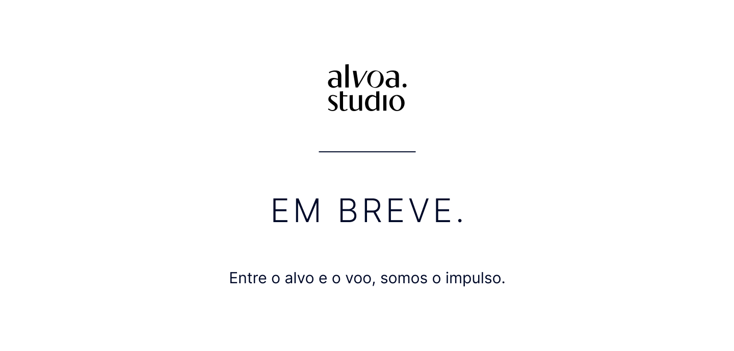 Alvoa Studio em breve